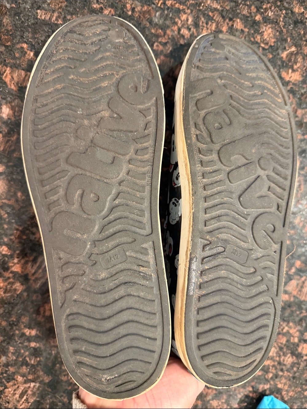 Native x Disney Jefferson Mickey Mouse Slip-On Shoes Men’s Size 12 - Picture 3 of 3
